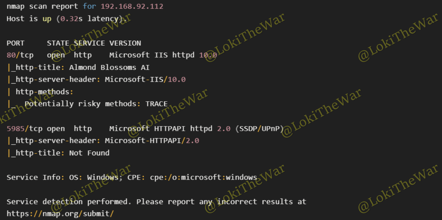 OSCP+ .112 ''almondblossoms.ai'' Standalone Machine Report Thumbnail 2