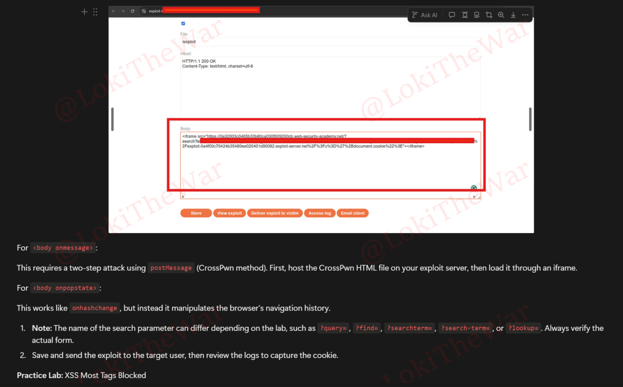 PortSwigger Burp exam certification writeup Thumbnail 2