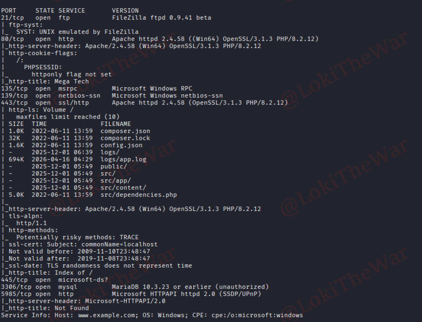 OSCP+ .112   21, 80, 135, 139, 443, 445, 3306, 5040, 5985 MegaTech Writeup Thumbnail 2