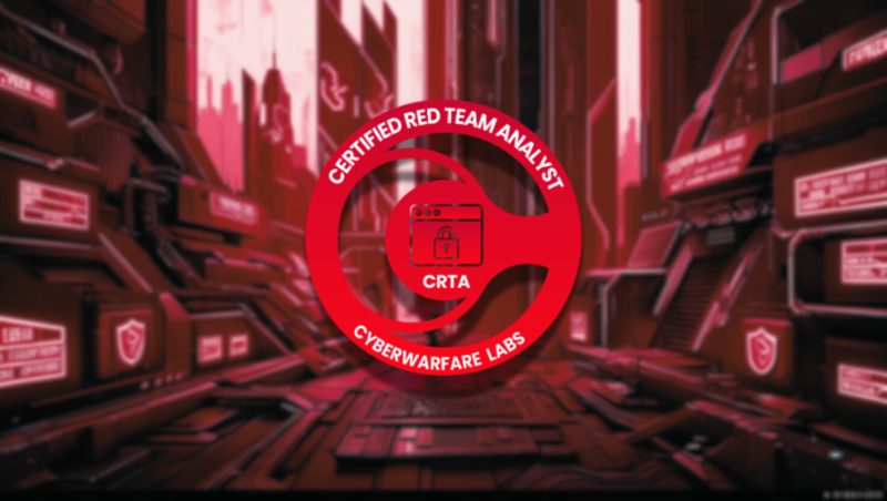 Certified Red Team Analyst (6hr exam) May 2026