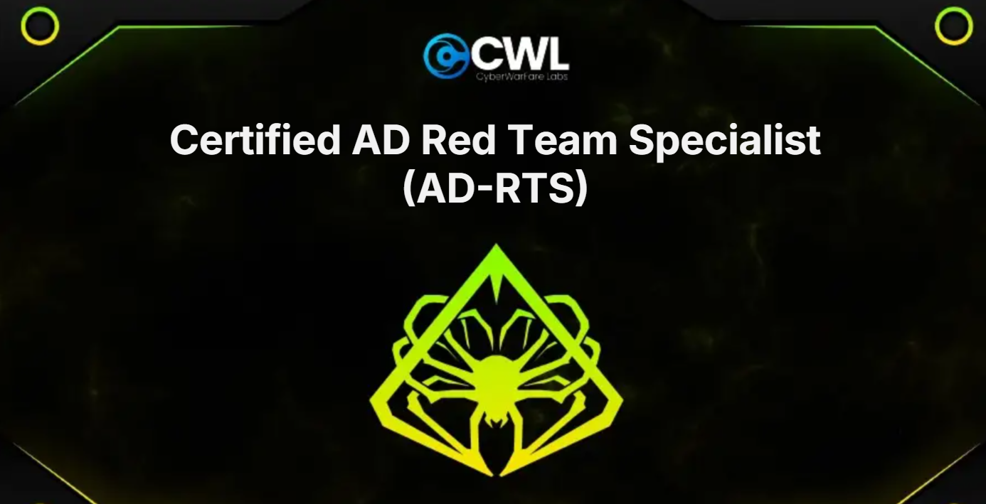 Active Directory Red Team Specialist [AD-RTS] May 2026